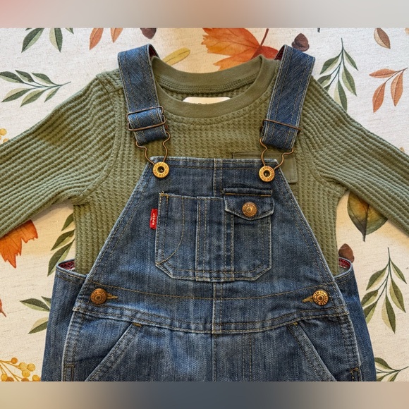 Levi's Baby Denim Overalls Set - Picture 4 of 6